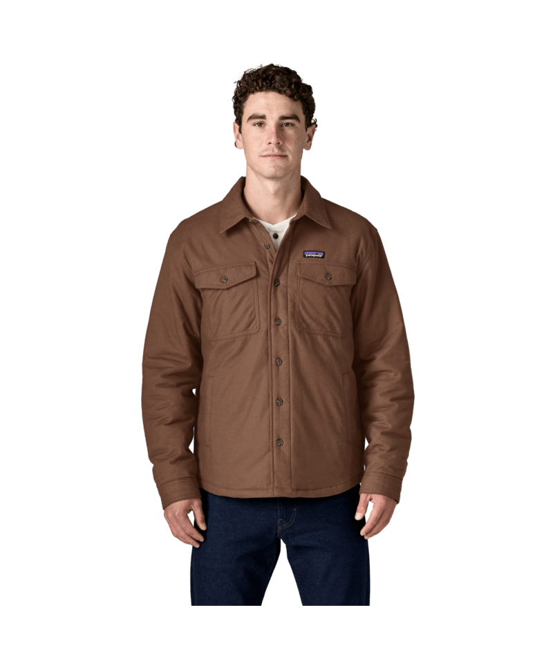Men's Lightweight Insulated Fjord Flannel Shirt in Berm Brown | Photo 2 | Patagonia