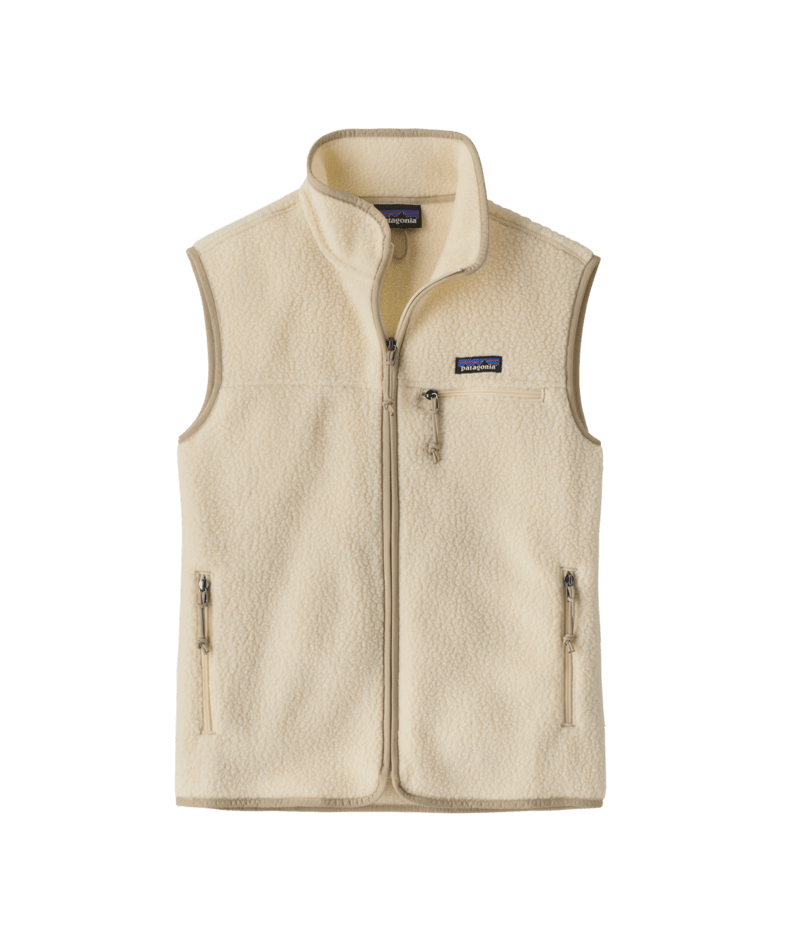 Women's Retro Pile Vest in Natural | Photo 1 | Patagonia