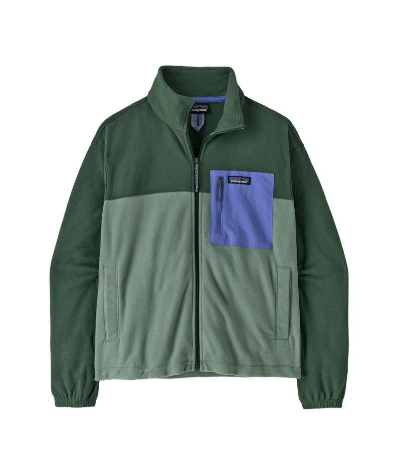 Women's Micro D Patch Pocket Jacket in Cover Green | Photo 1 | Patagonia