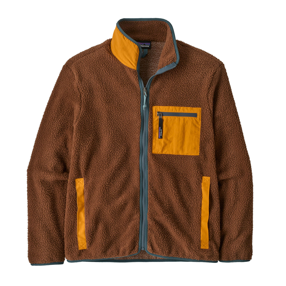 Men's Shearling ReCrafted Jacket in Beer Bottle Brown | Photo 1 | Patagonia