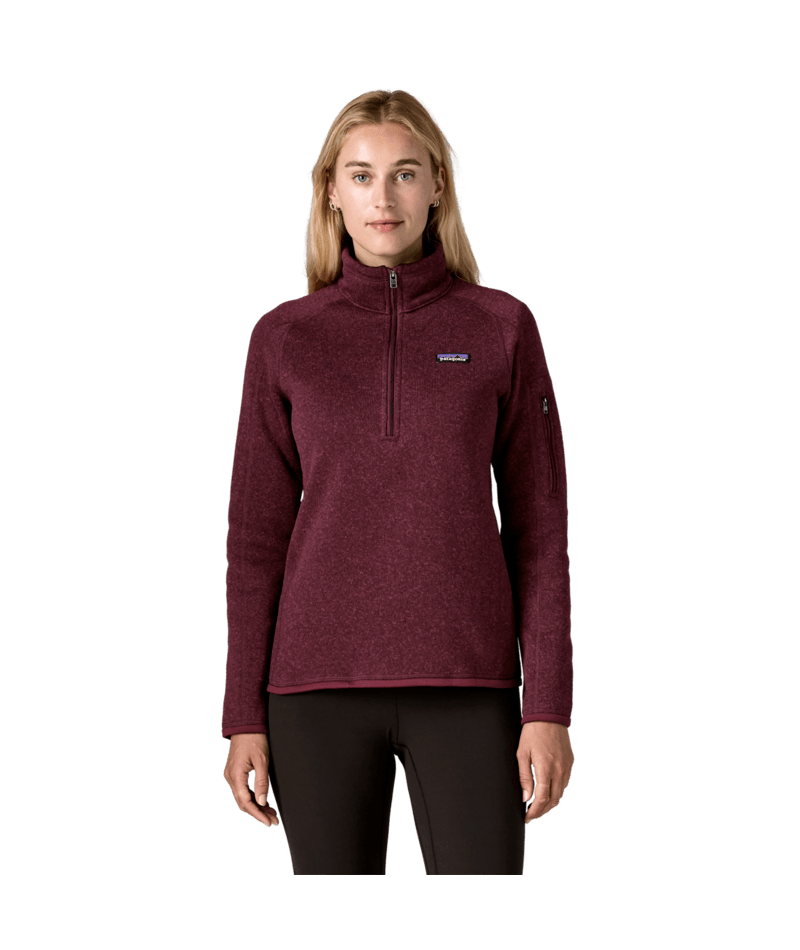 Women's Better Sweater 1/4 Zip in Berry Fig | Photo 2 | Patagonia
