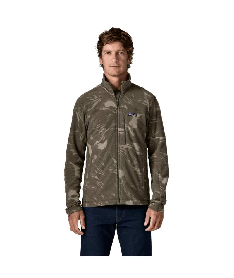 Men's Micro D Jacket in Polar Breeze: Basin Green | Photo 2 | Patagonia