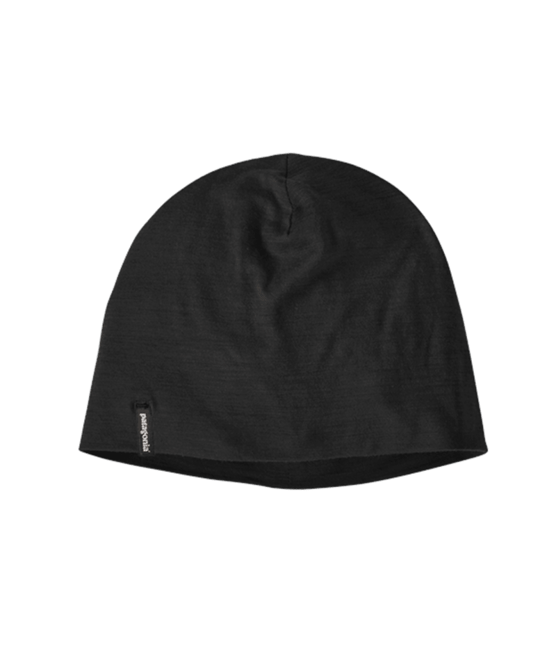 Overlook Merino Wool Liner Beanie in Black | Photo 1 | Patagonia