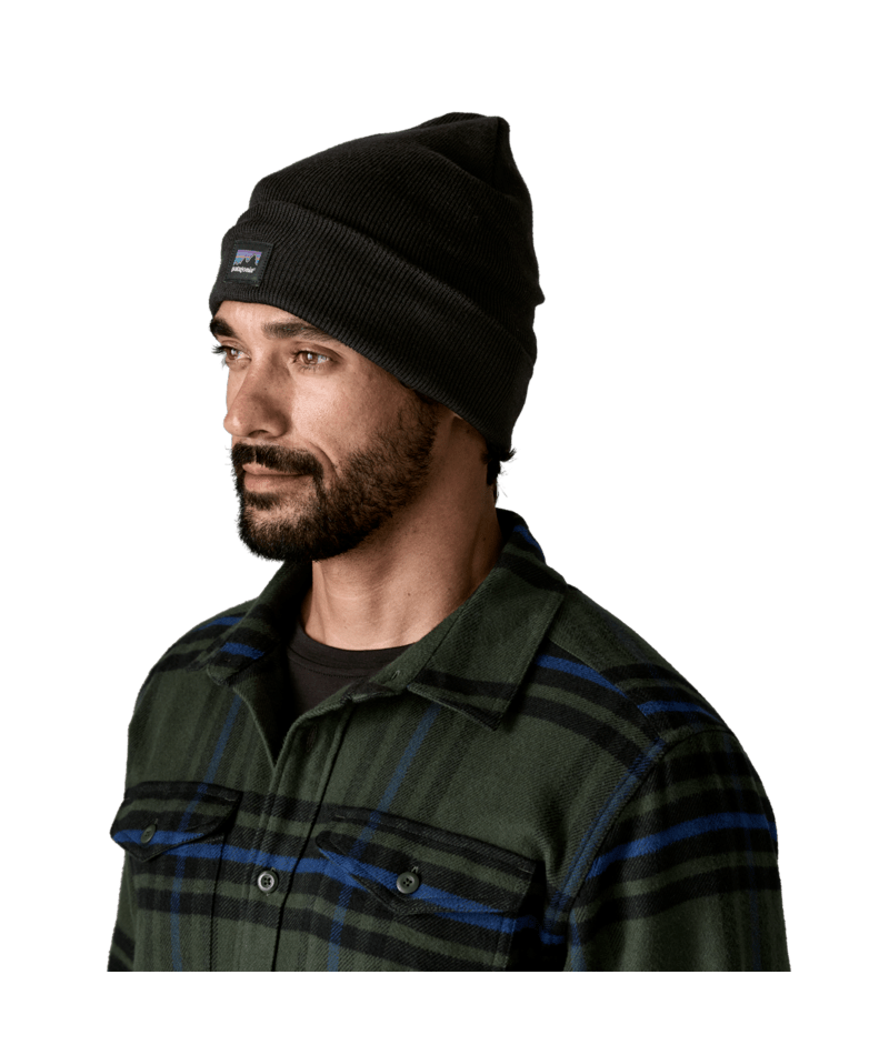 Everyday Beanie in Black | Photo 2 | Patagonia