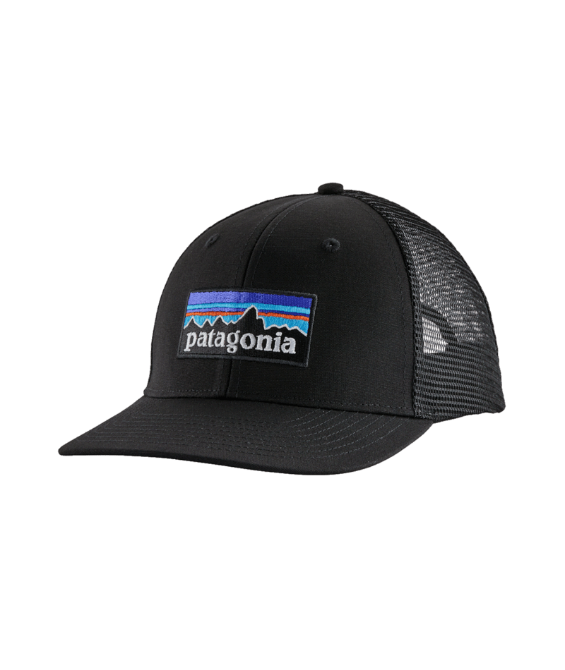 P-6 Logo Trucker Hat in Black | Photo 1 | Patagonia
