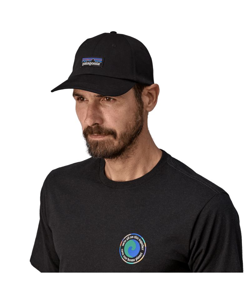 P-6 Label Trad Cap in Black | Photo 2 | Patagonia