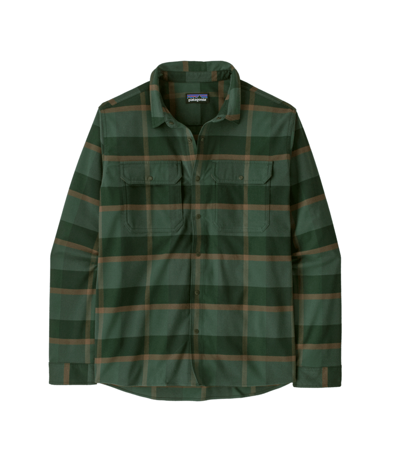 Men's Canyonite Flannel Shirt in Road Trip: Treeline Green | Photo 1 | Patagonia