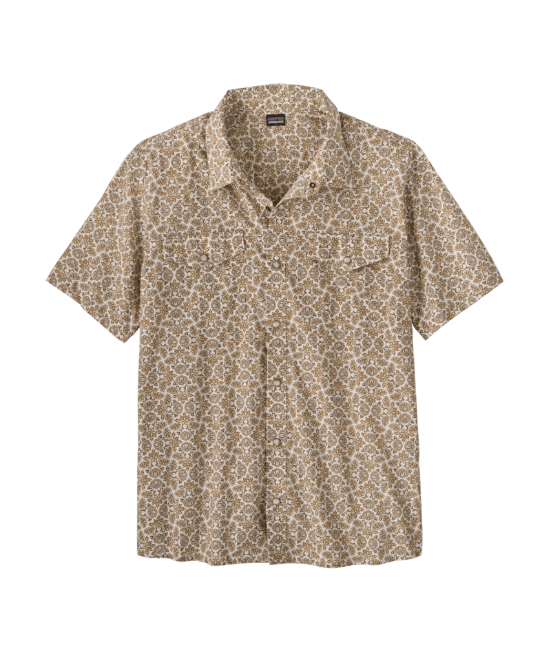 Men's Go To Western Shirt in Blizzard Bloom: Natural | Photo 1 | Patagonia