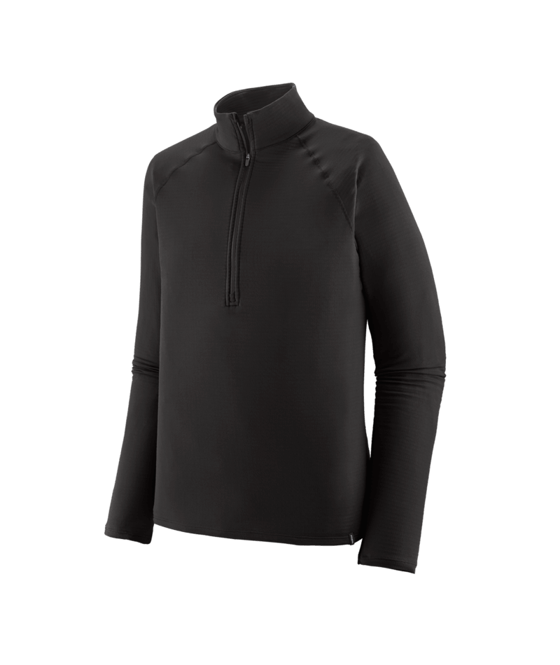 Men's Capilene Thermal Weight Zip Neck in Black | Photo 1 | Patagonia