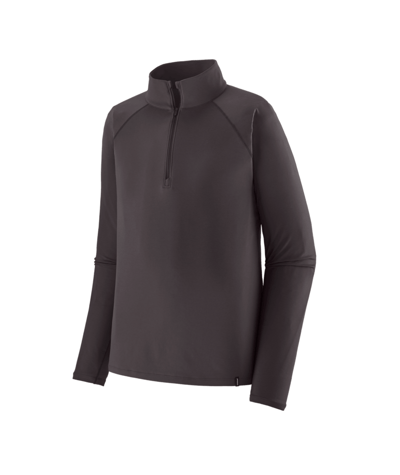Men's Capilene Midweight Zip Neck in Ink Black | Photo 1 | Patagonia