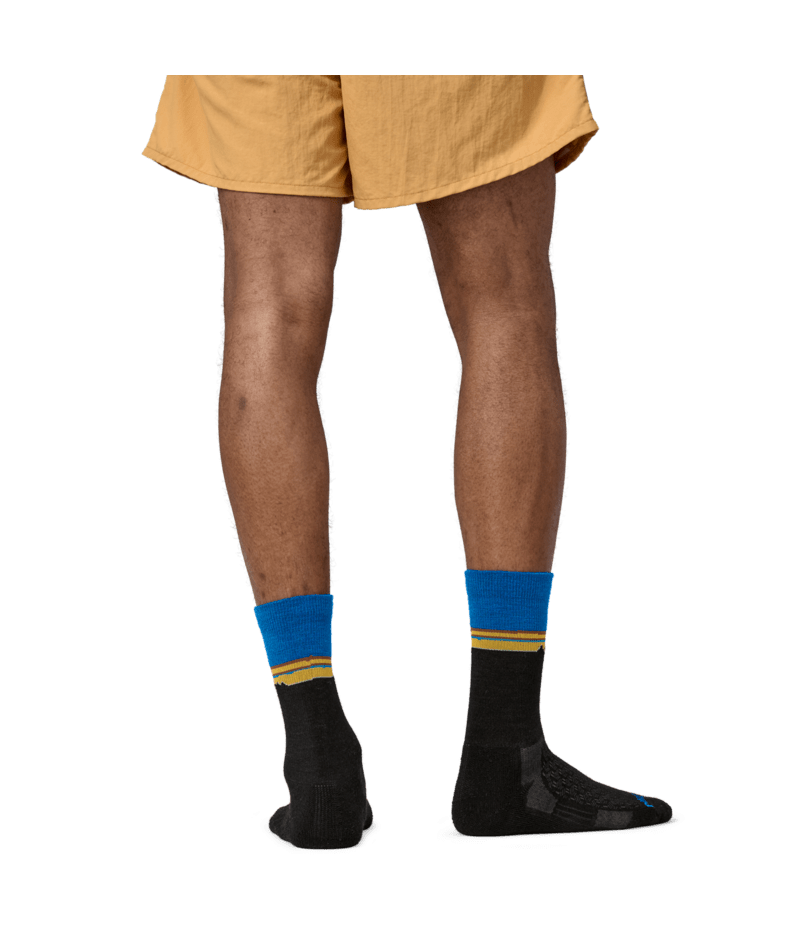 Merino Wool Blend Crew Socks in CLASSIC FITZ ROY: VIKING BLUE | Photo 10 | Patagonia
