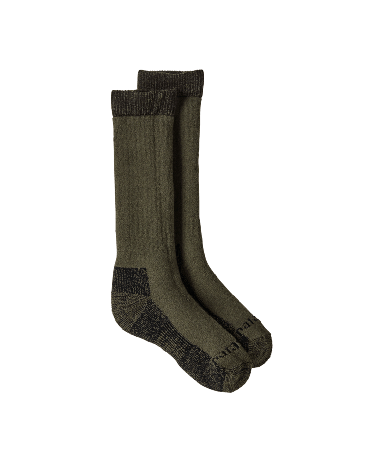 Heavyweight Merino Wool Blend Knee Socks in Basin Green | Photo 1 | Patagonia