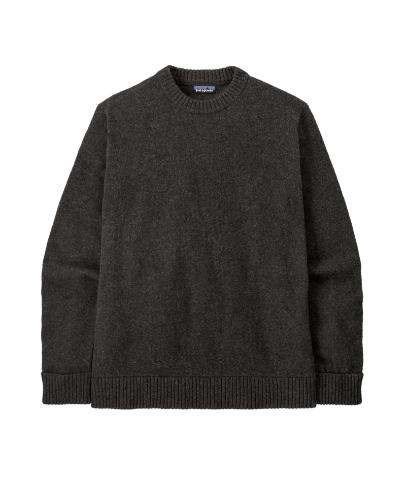 Men's Recycled Wool-Blend Sweater in Ink Black | Photo 1 | Patagonia