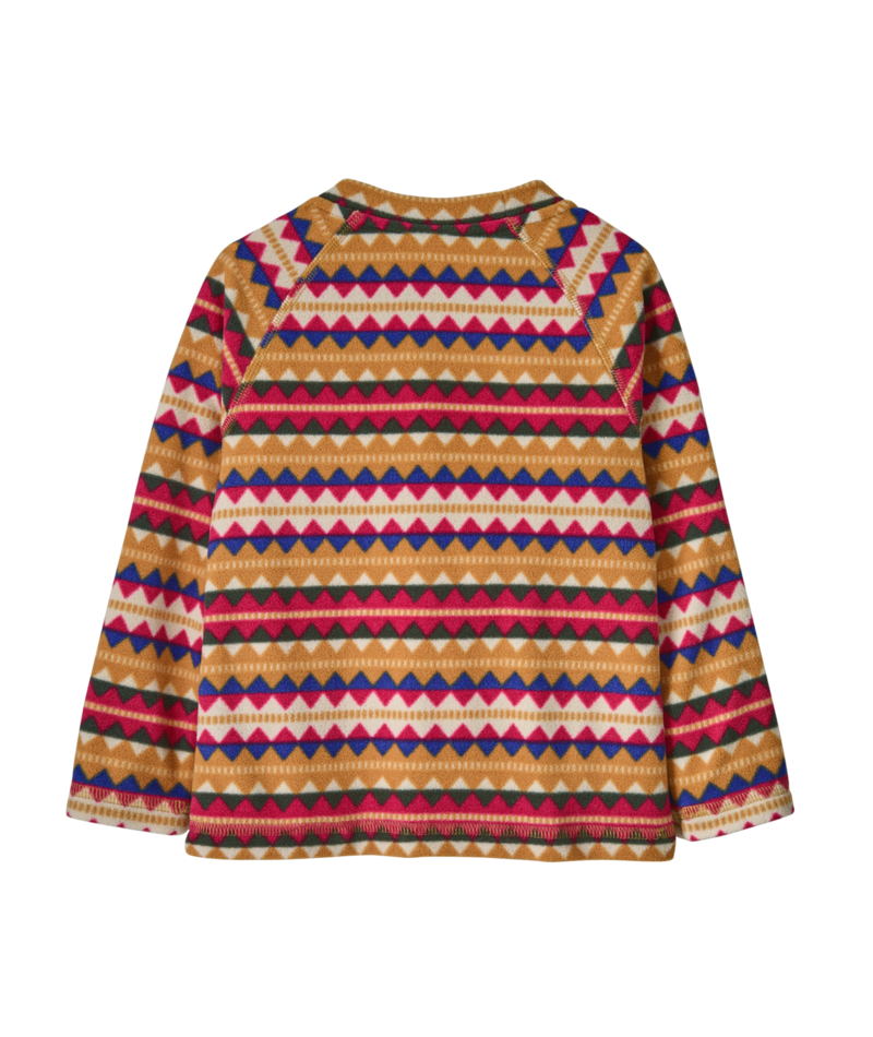 Baby Micro D Crew in Diamond Stripe: Rutabaga White | Photo 2 | Patagonia
