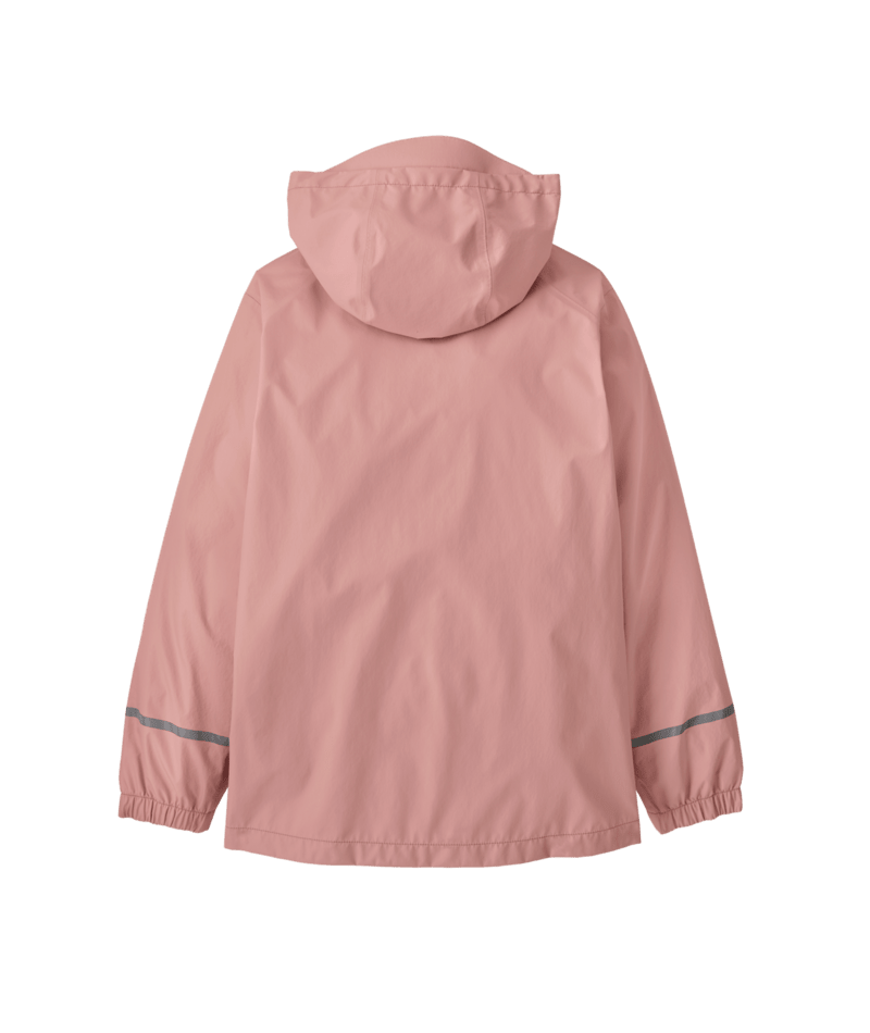 Kids' Torrentshell 3L Rain Jacket in Fuzzy Mauve | Photo 2 | Patagonia