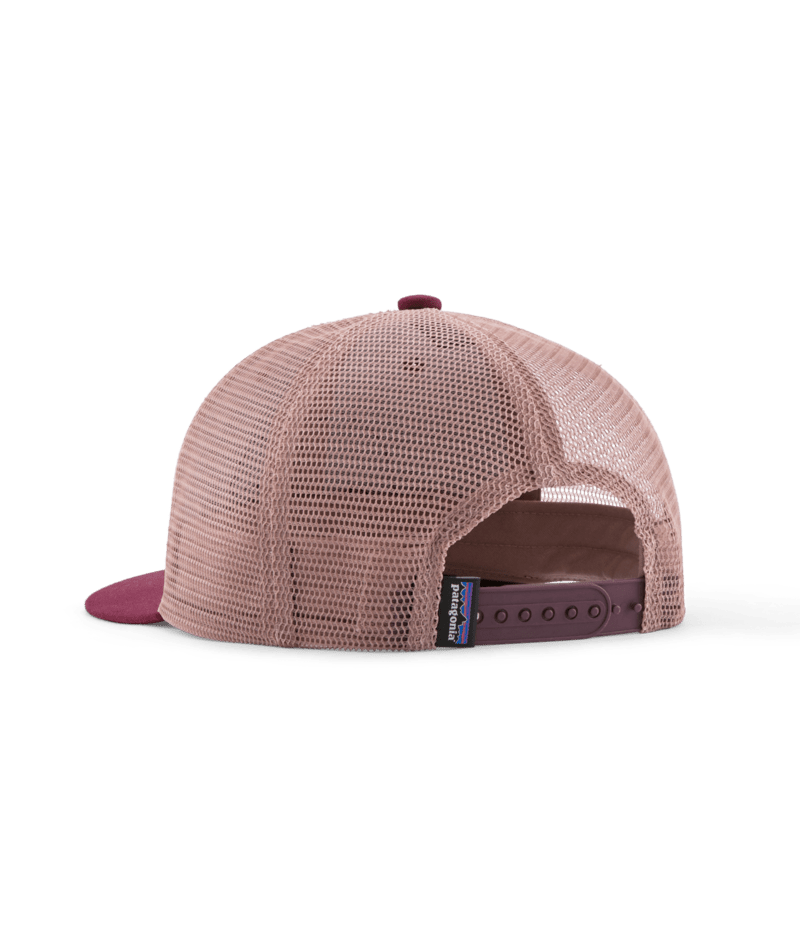 Kids' Trucker Hat in Back for Good Bear: Berry Fig | Photo 2 | Patagonia