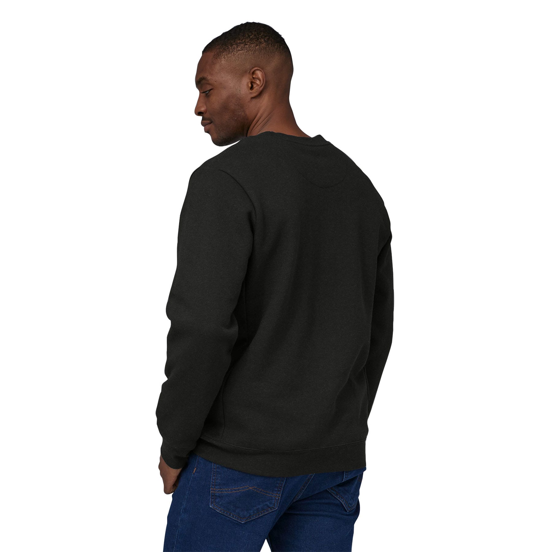 73 Skyline Uprisal Crew Sweatshirt in Ink Black | Patagonia Bend