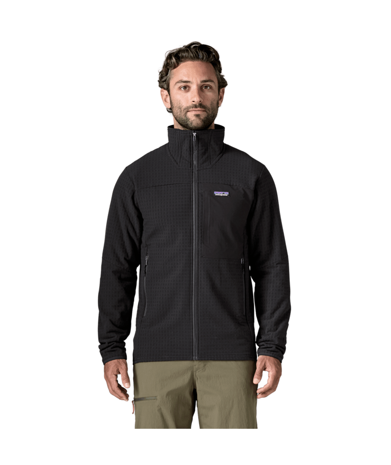 Men's R2 TechFace Jacket in Black | Photo 2 | Patagonia