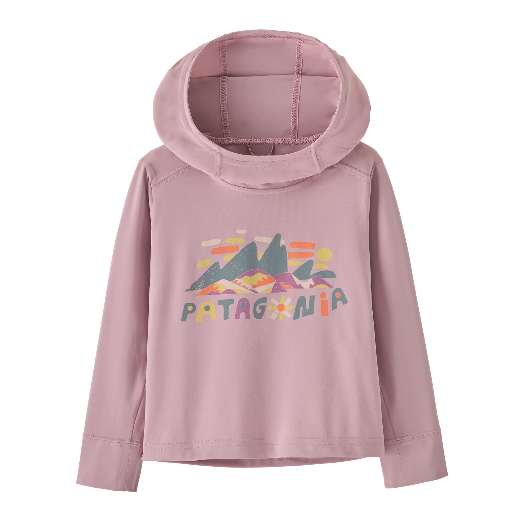 Baby Capilene® Silkweight Hoody in Fitz Roy Superbloom: Quiet Violet | Patagonia Bend