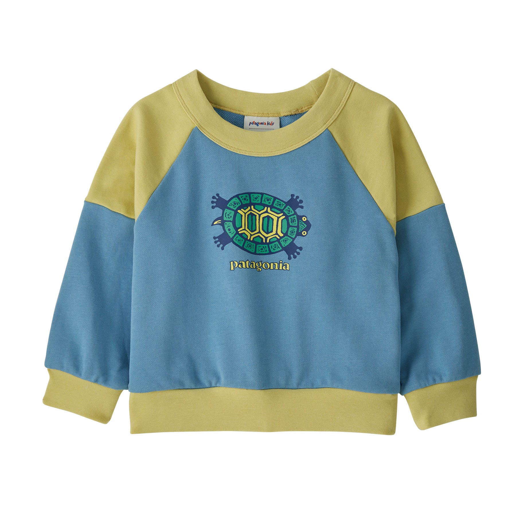 Baby Crew Sweatshirt in Island Turtle: Shore Blue | Patagonia Bend