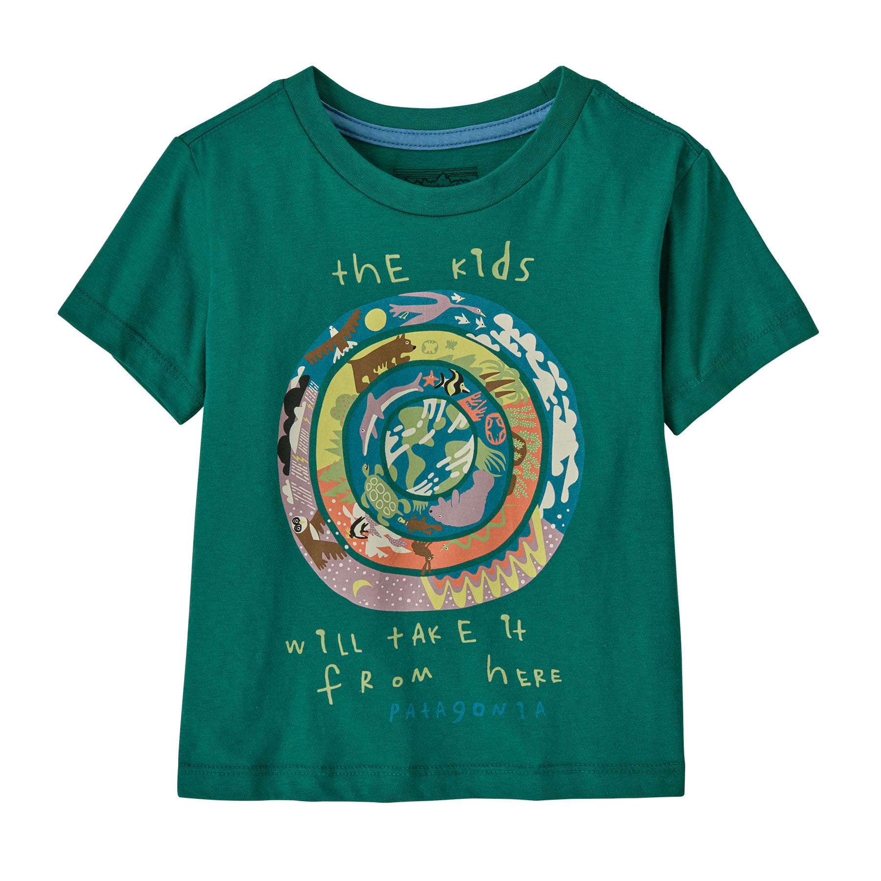 Baby Graphic T-Shirt in Kids Planet: Gem Green | Patagonia Bend