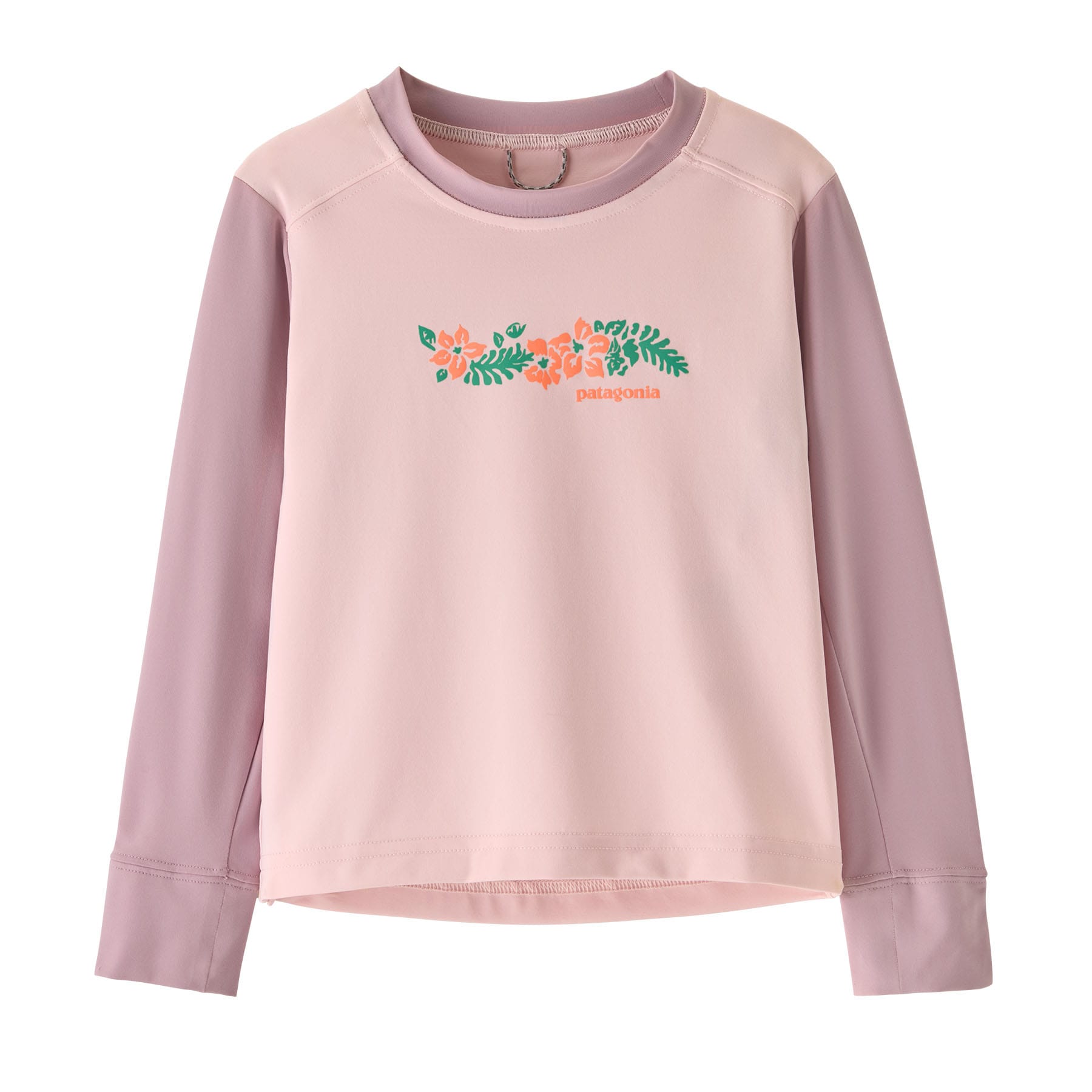 Baby Long - Sleeved Capilene® Silkweight T-Shirt in Friend Lei: Dorsal Pink | Patagonia Bend