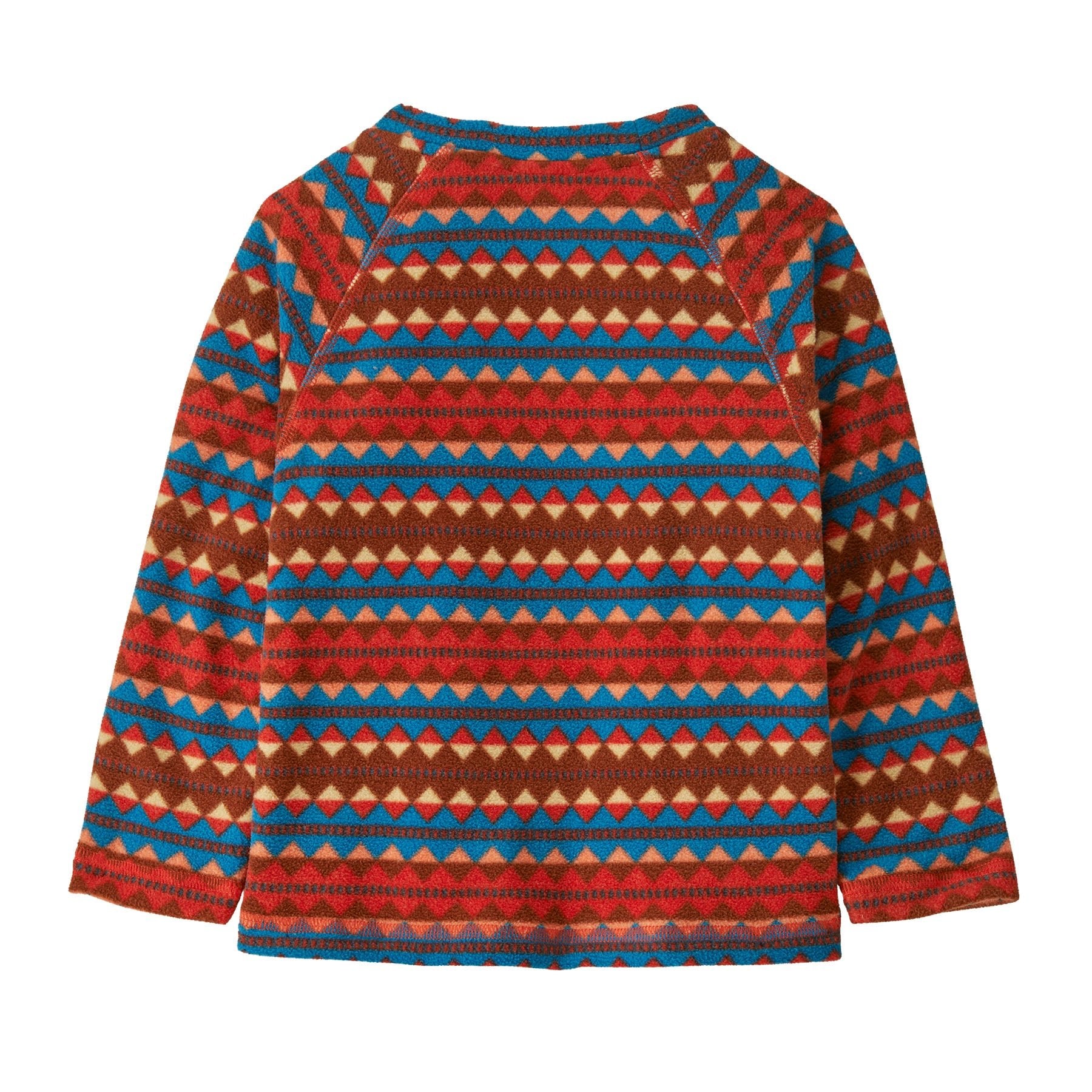 Baby Micro D Crew in Diamond Stripe: Sizzle Red | Patagonia Bend