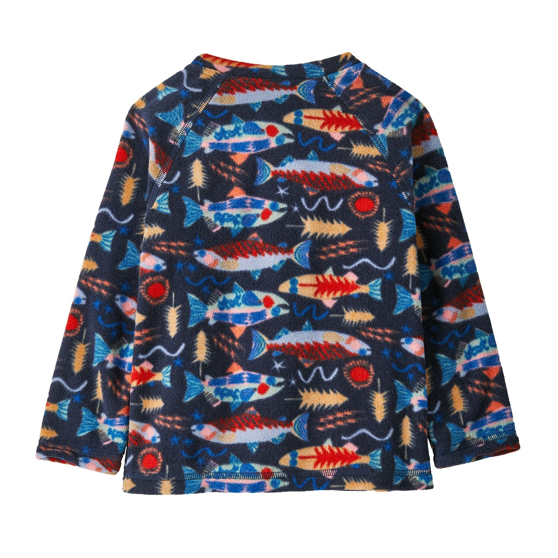 Baby Micro D Crew in Salmon Energy: New Navy | Patagonia Bend