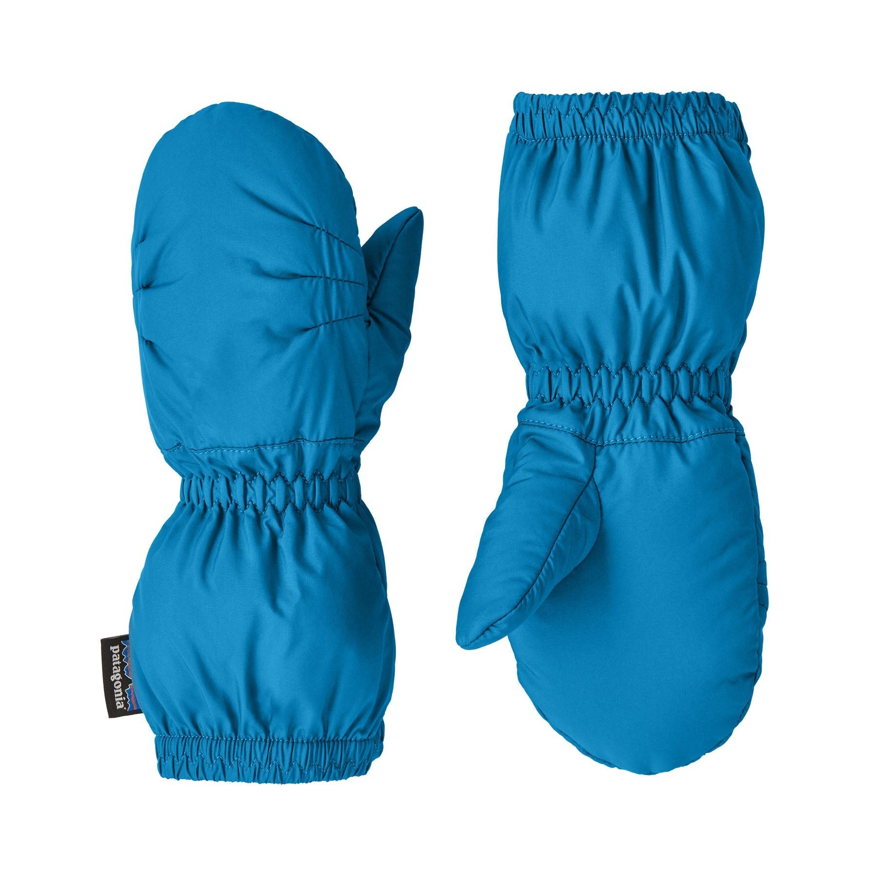 Baby Puff Mitts in Uplift Blue | Patagonia Bend