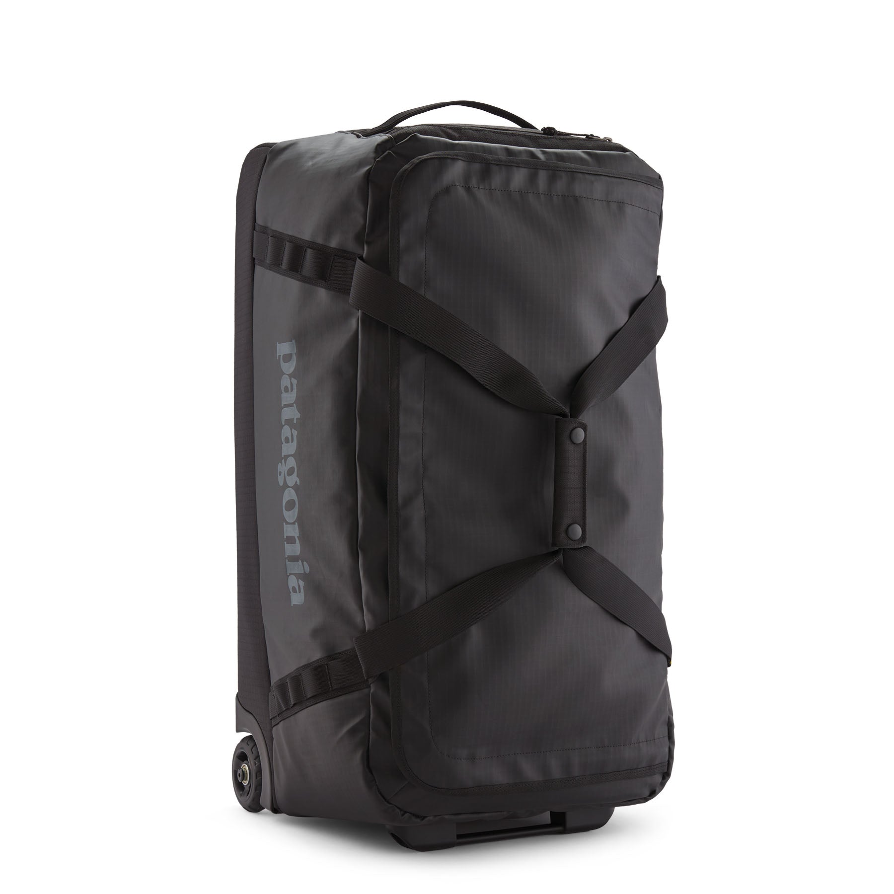 Black Hole Wheeled Duffel 70L in Black w/ Black | Patagonia Bend