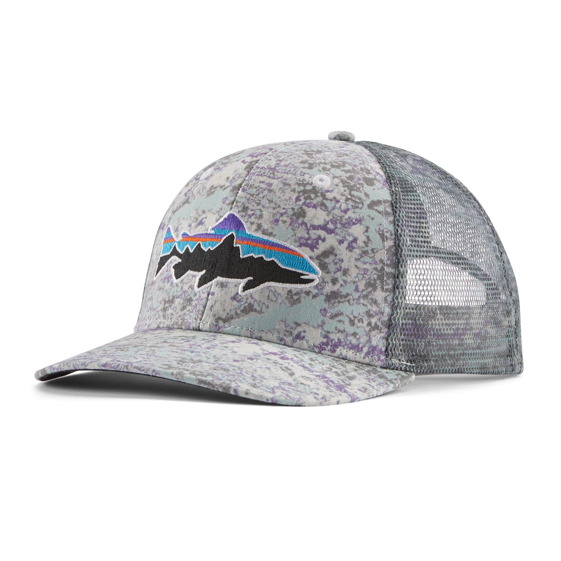 Fitz Roy Trout Trucker Hat in Rock Wash: Thermal Blue | Patagonia Bend