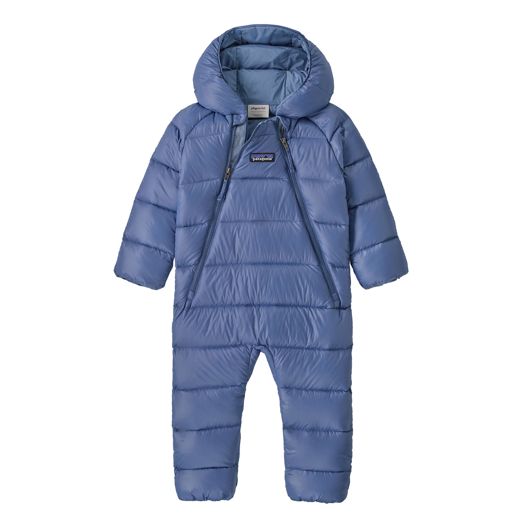 Infant Hi - Loft Down Sweater Bunting in Current Blue | Patagonia Bend