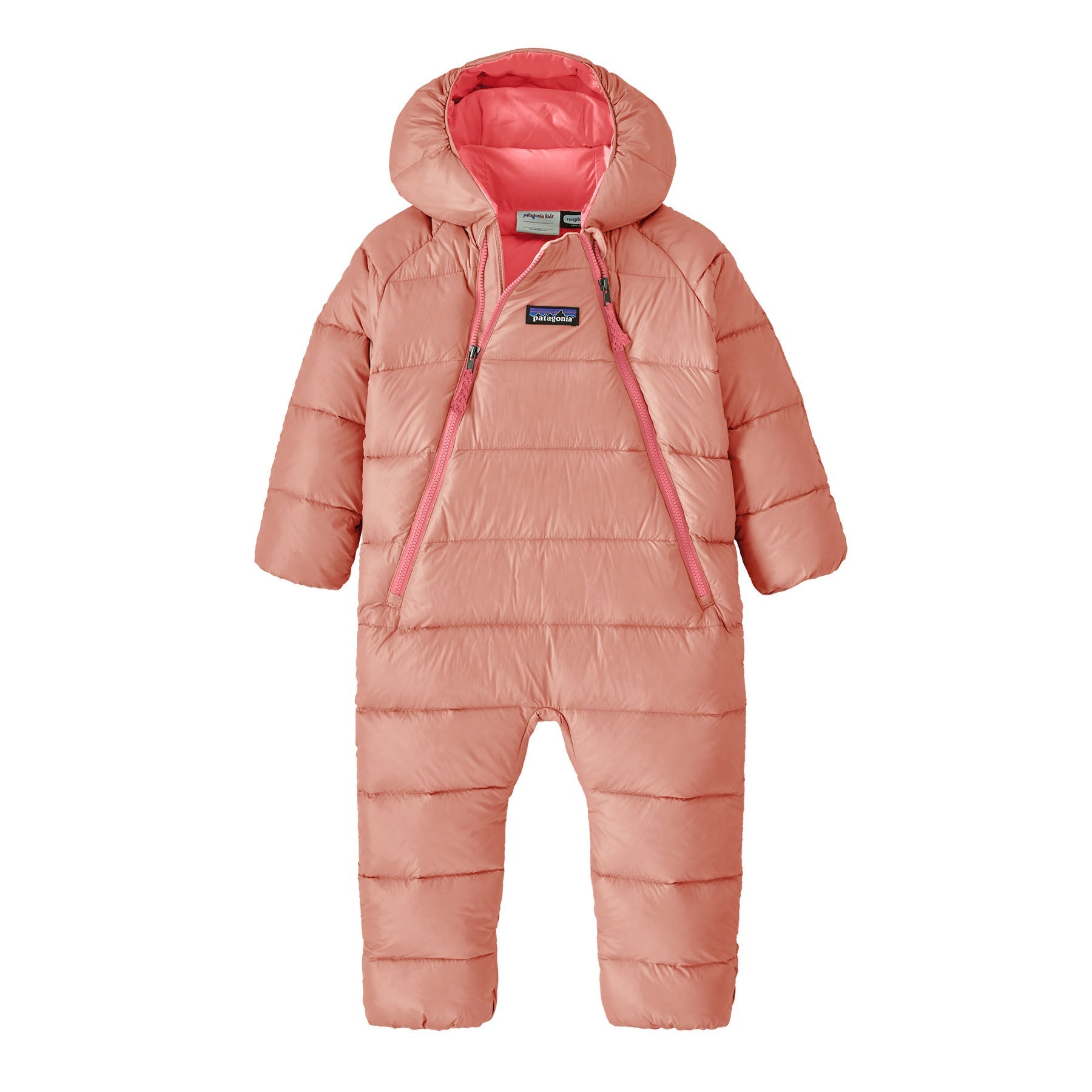 Infant Hi - Loft Down Sweater Bunting in Moment Pink | Patagonia Bend