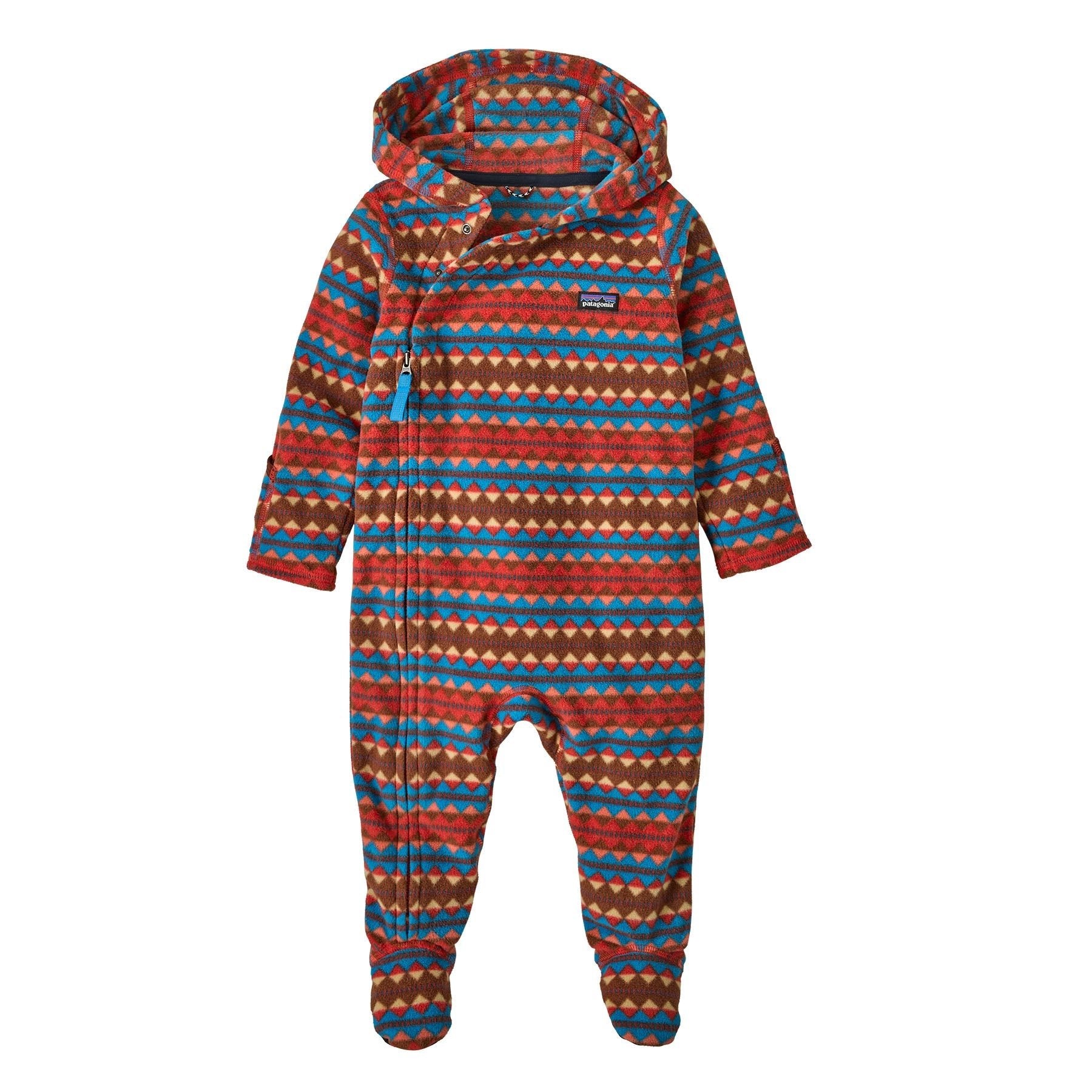 Infant Micro D Bunting in Diamond Stripe: Sizzle Red | Patagonia Bend