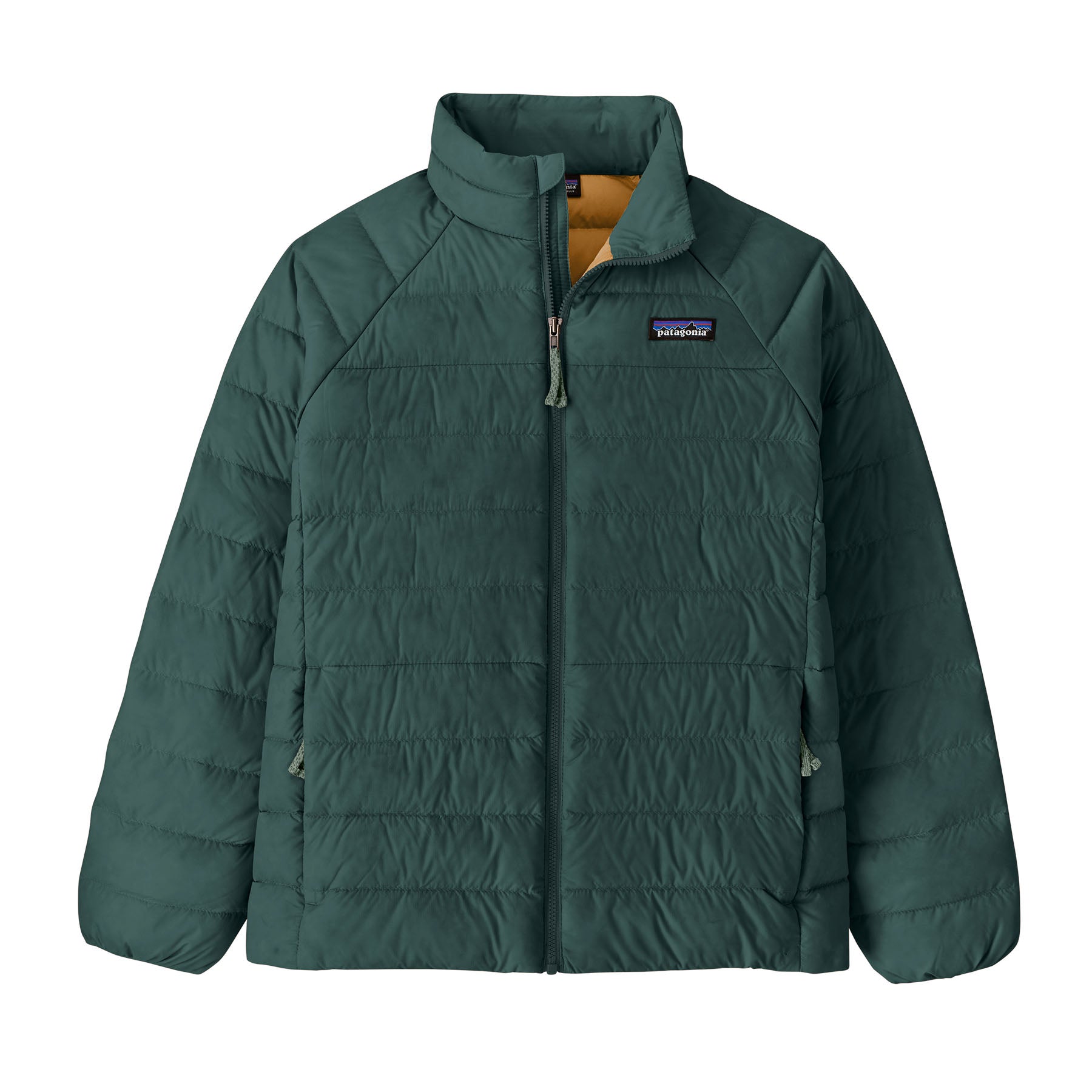Kid's Down Sweater in Cascade Green | Patagonia Bend