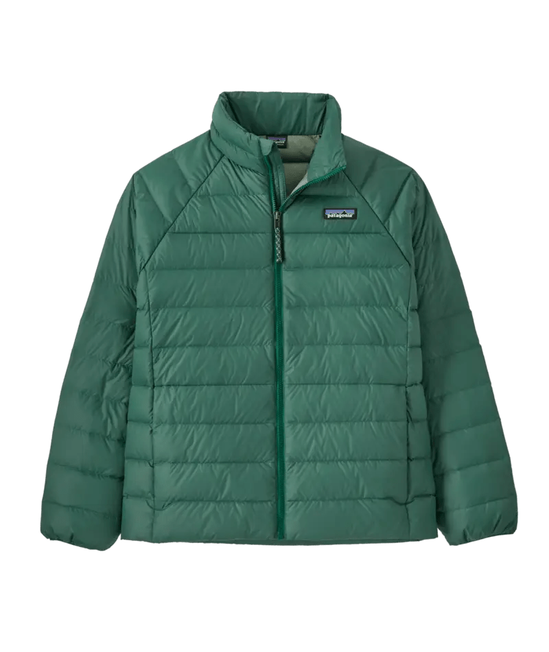 Kid's Down Sweater in Conifer Green | Patagonia Bend