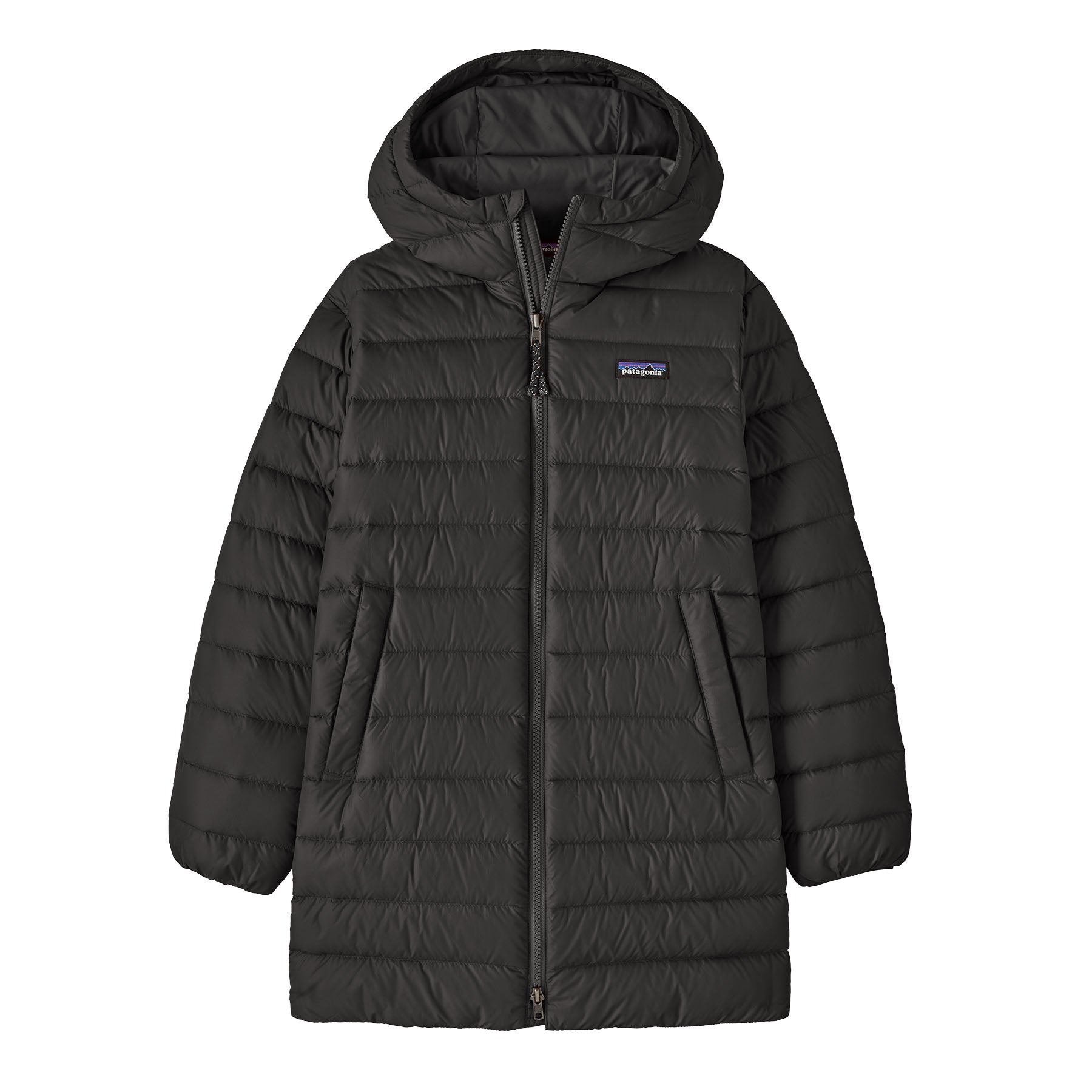 Kid's Down Sweater Parka in Black | Patagonia Bend