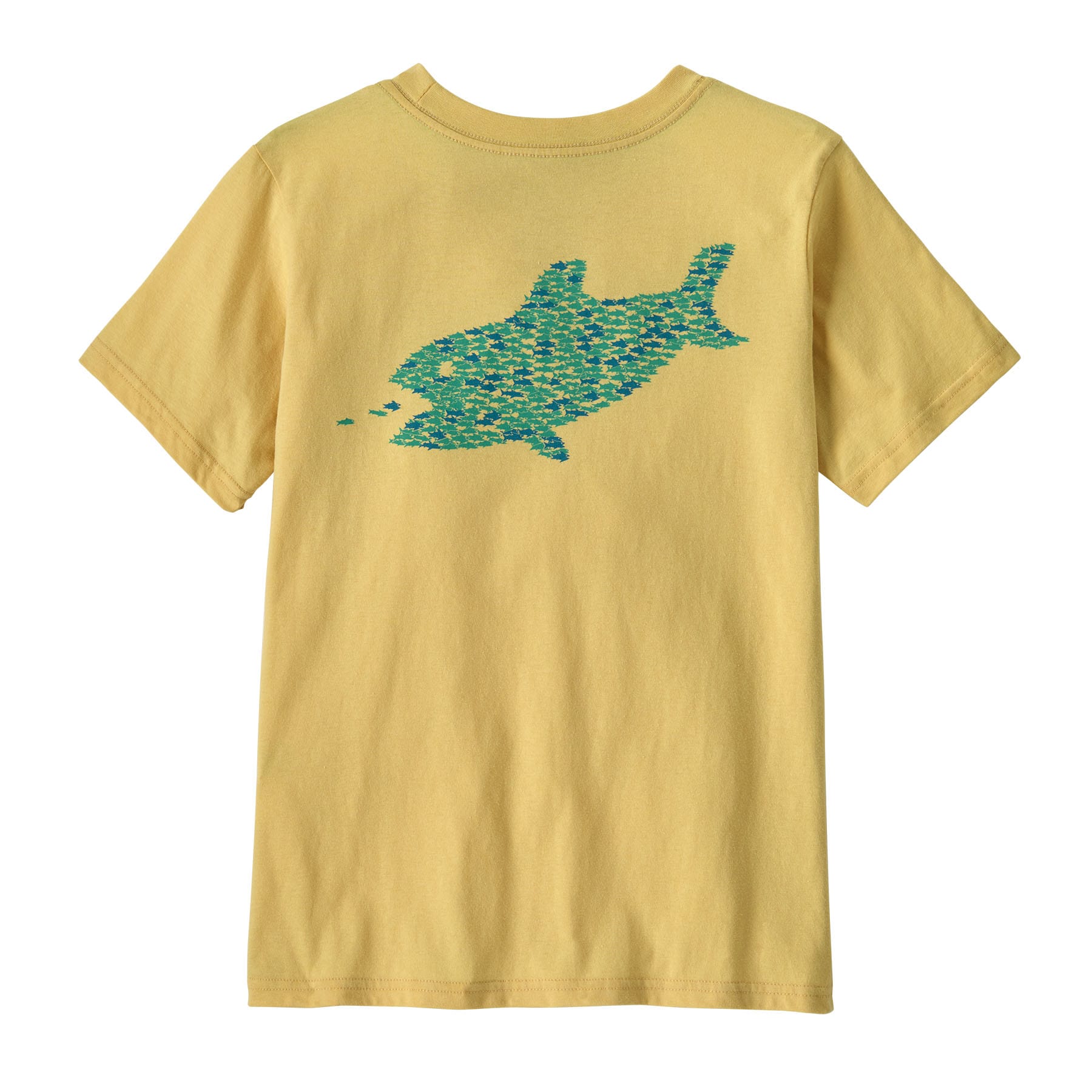 Kid's Graphic T-Shirt in Eat the Bait: Limestone Yellow | Patagonia Bend