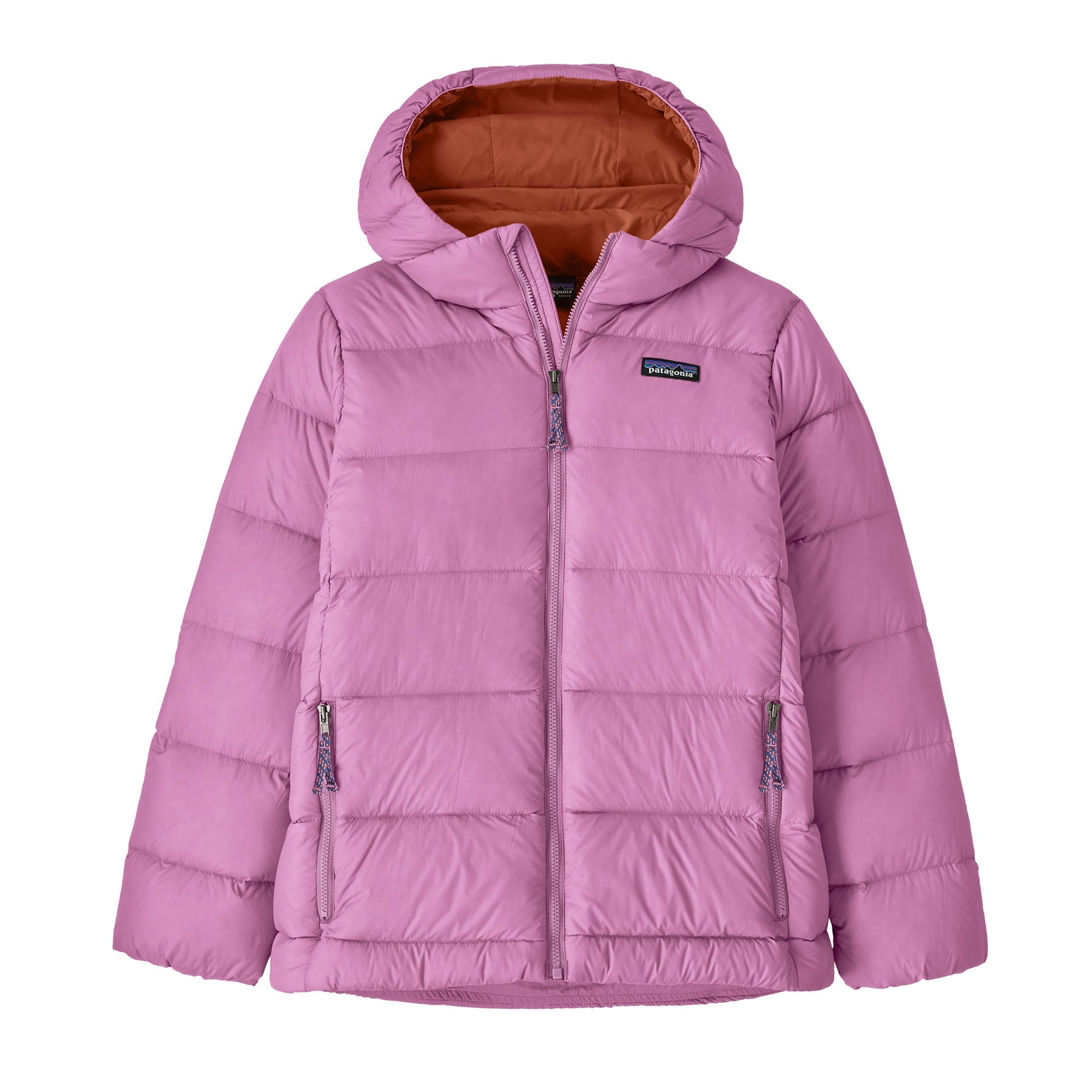 Kid's Hi - Loft Down Sweater Hoody in Brisk Purple | Patagonia Bend