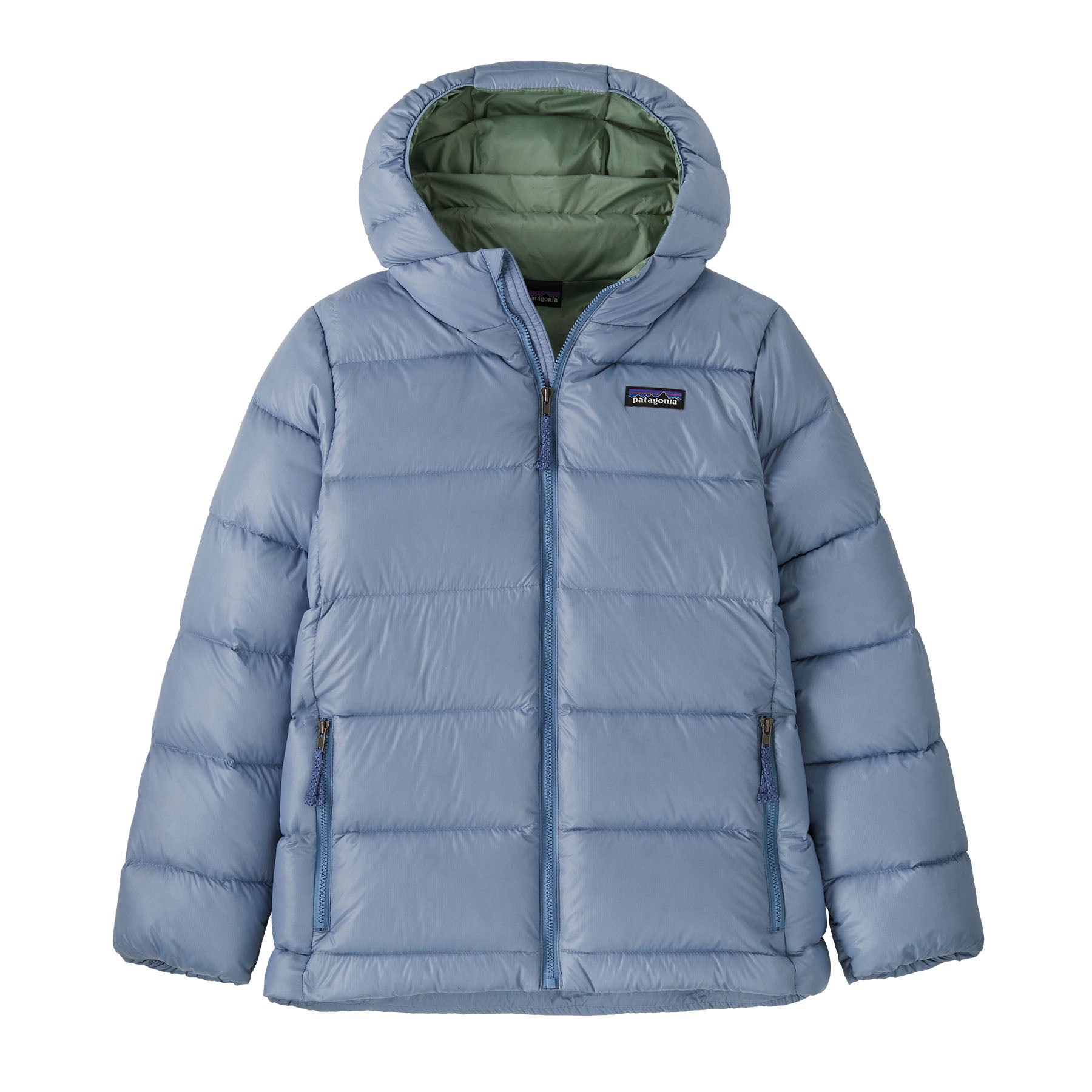 Kid's Hi - Loft Down Sweater Hoody in Barnacle Blue | Patagonia Bend