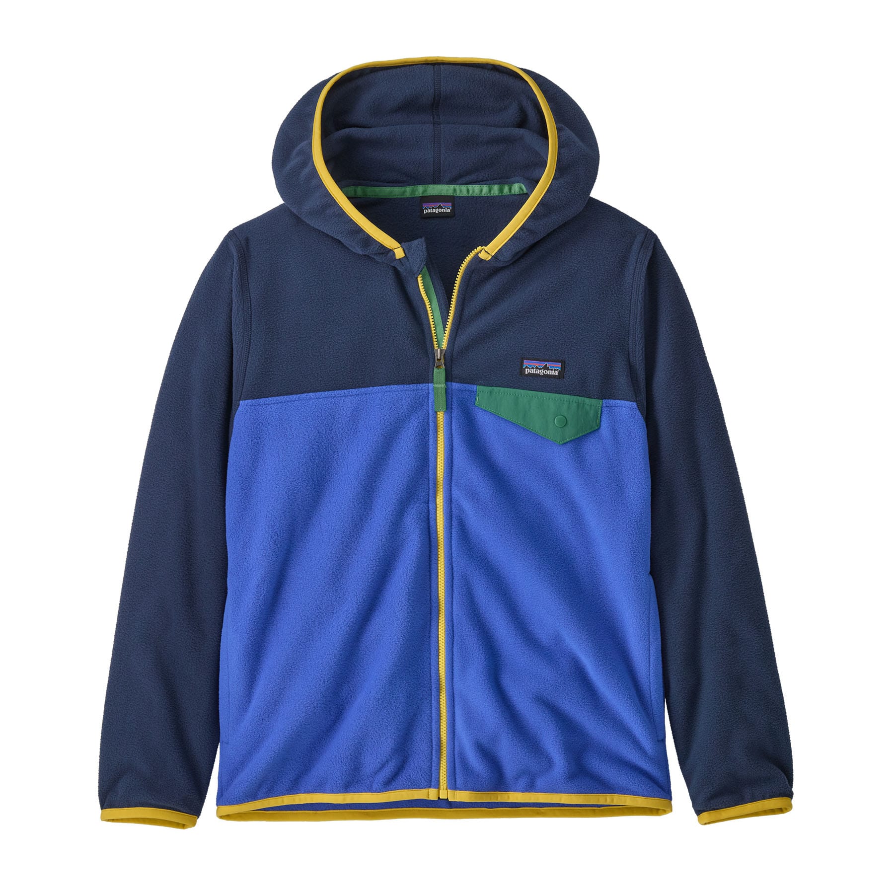 Kid's Micro D Snap - T Jacket in Eddy Blue | Patagonia Bend