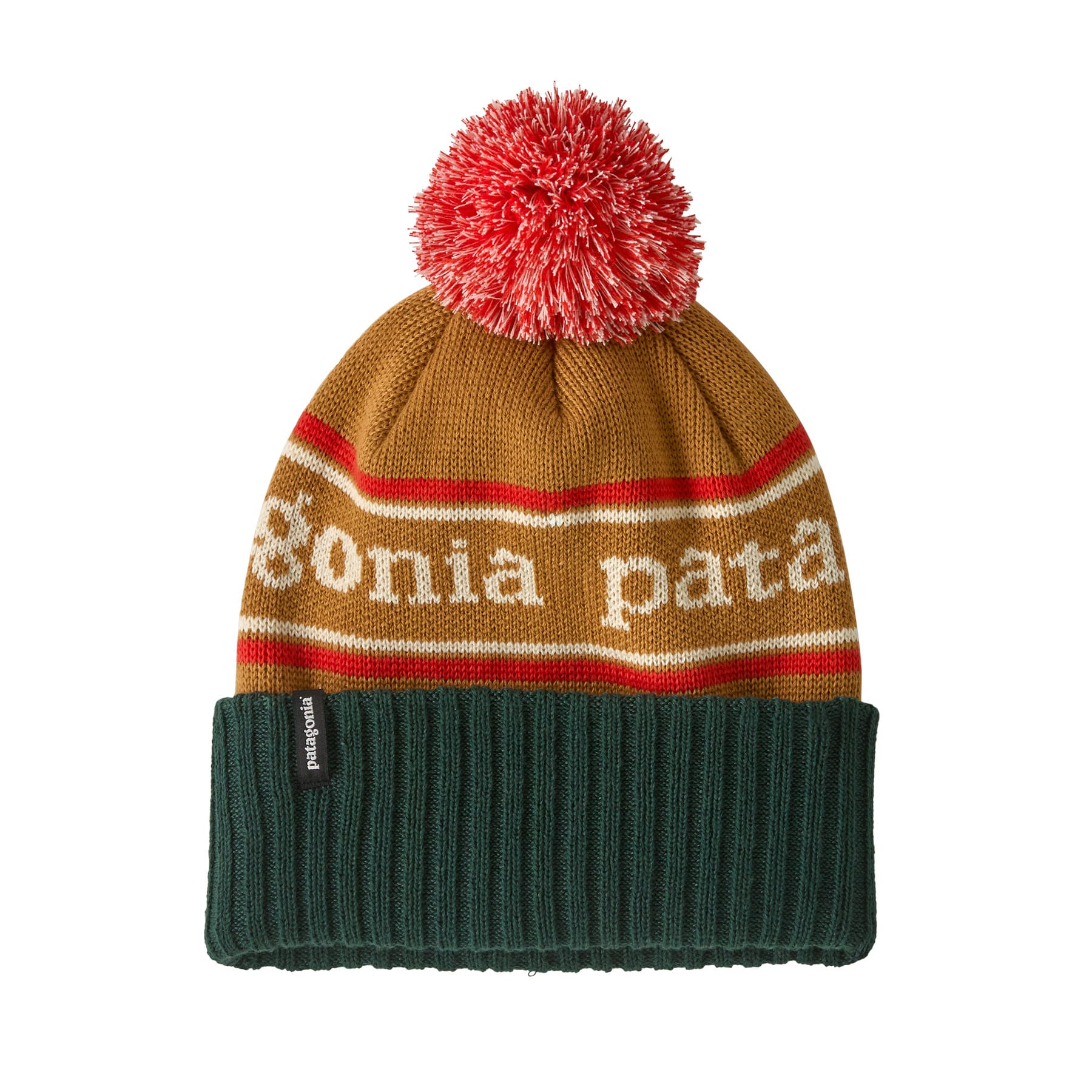 Kid's Powder Town Beanie in Park Stripe: Talon Gold | Patagonia Bend