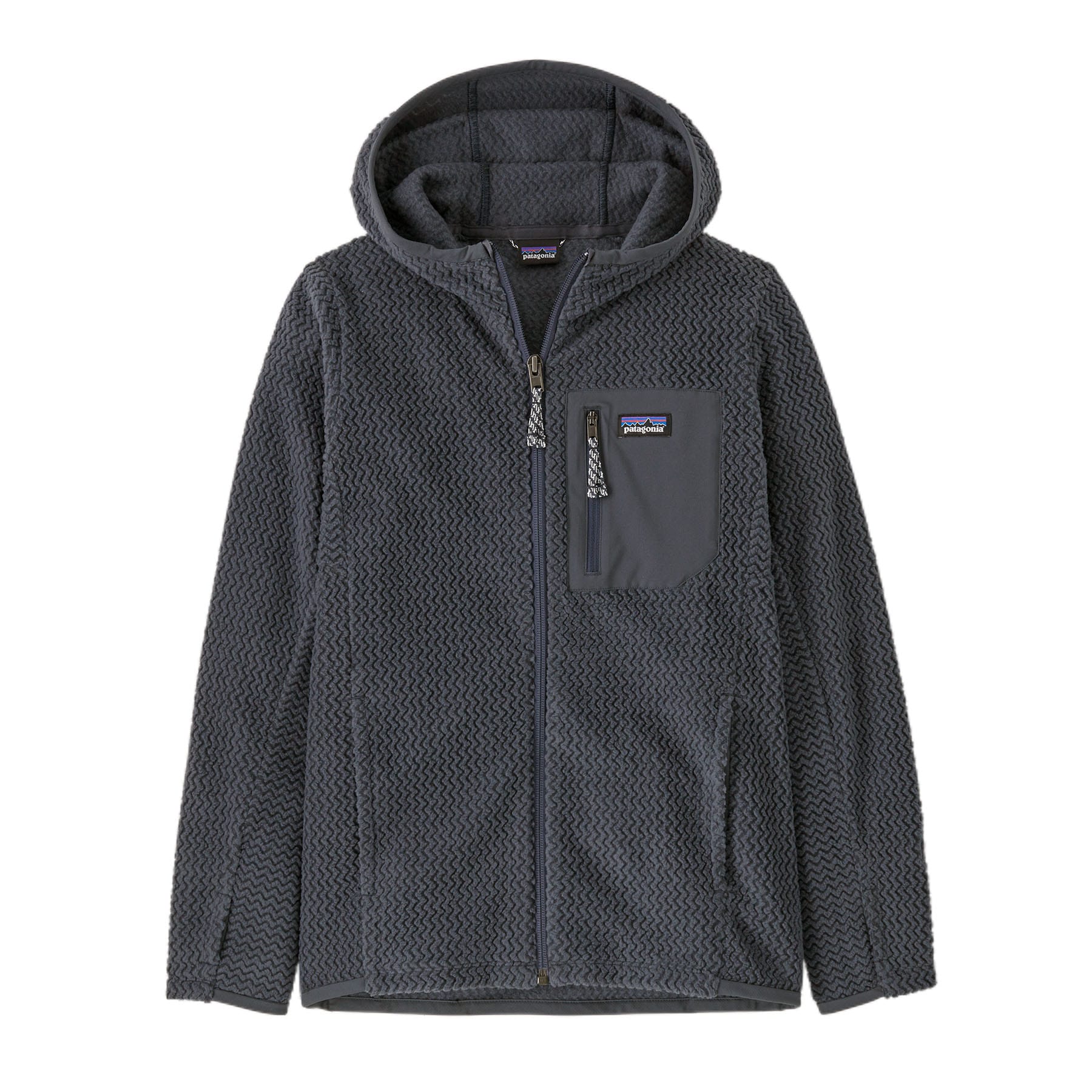 Kid's R1 Air Full - Zip Hoody in Smolder Blue | Patagonia Bend