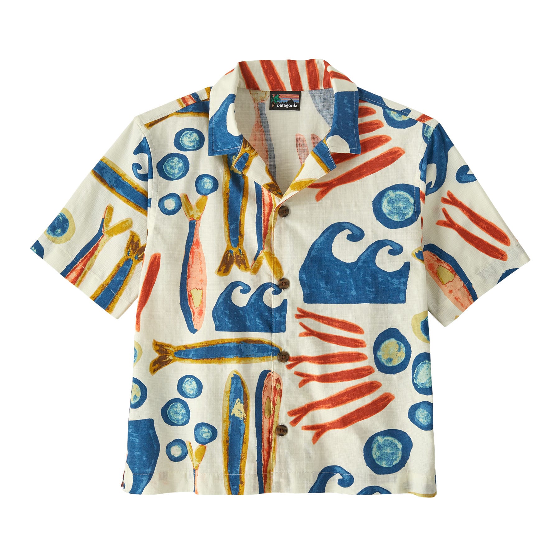 Kid's Tidal Threads Shirt in Sardines: Natural | Patagonia Bend