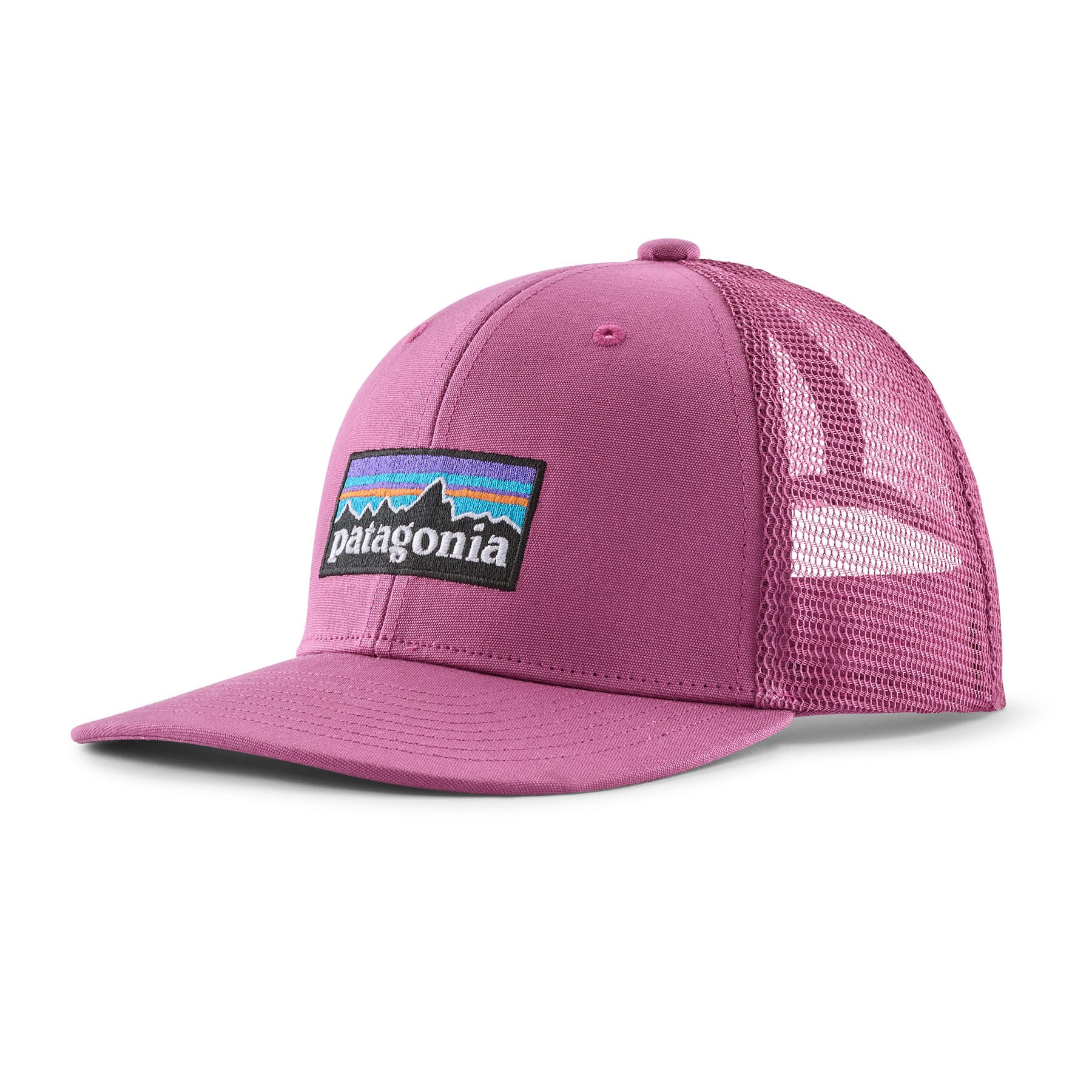 Kid's Trucker Hat in P - 6 Logo: Faded Magenta | Patagonia Bend