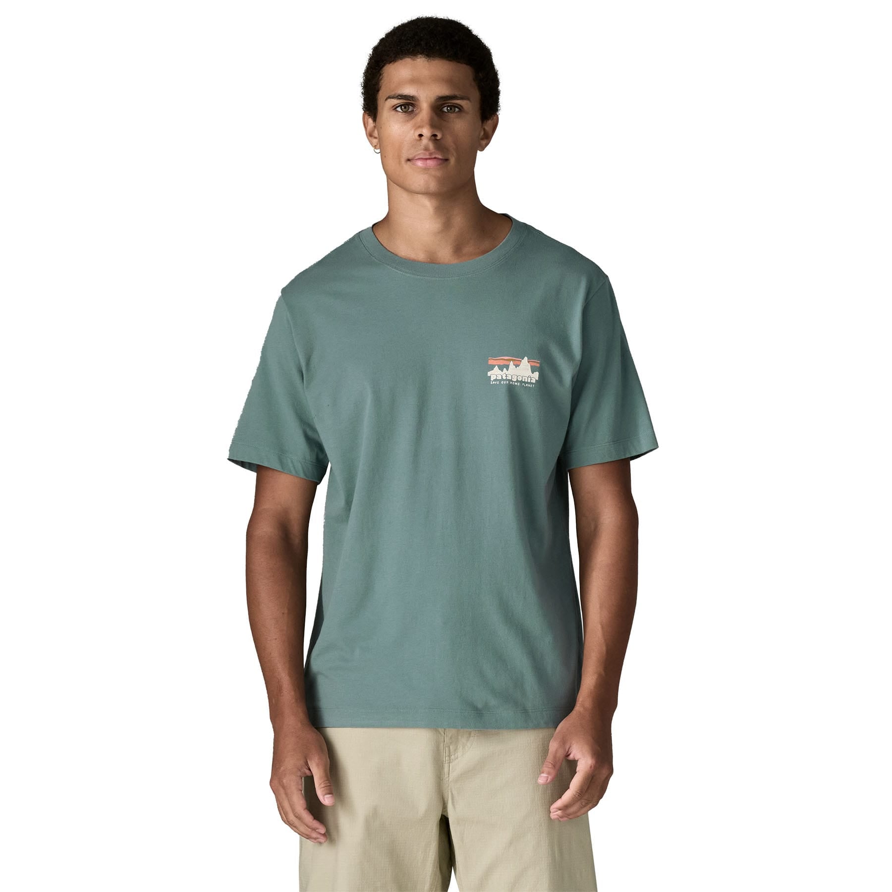 Men's '73 Skyline T-Shirt in Blue Sage | Patagonia Bend