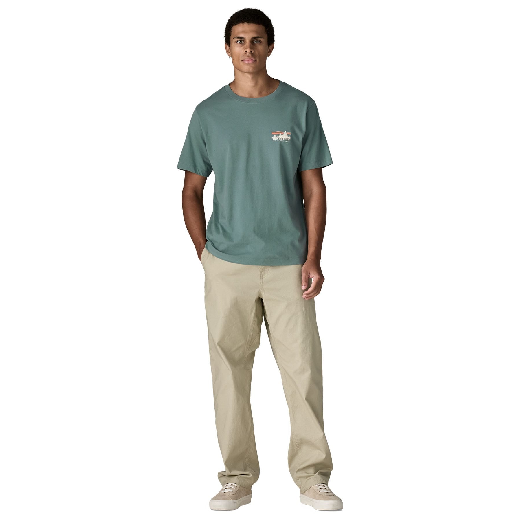 Men's '73 Skyline T-Shirt in Blue Sage | Patagonia Bend