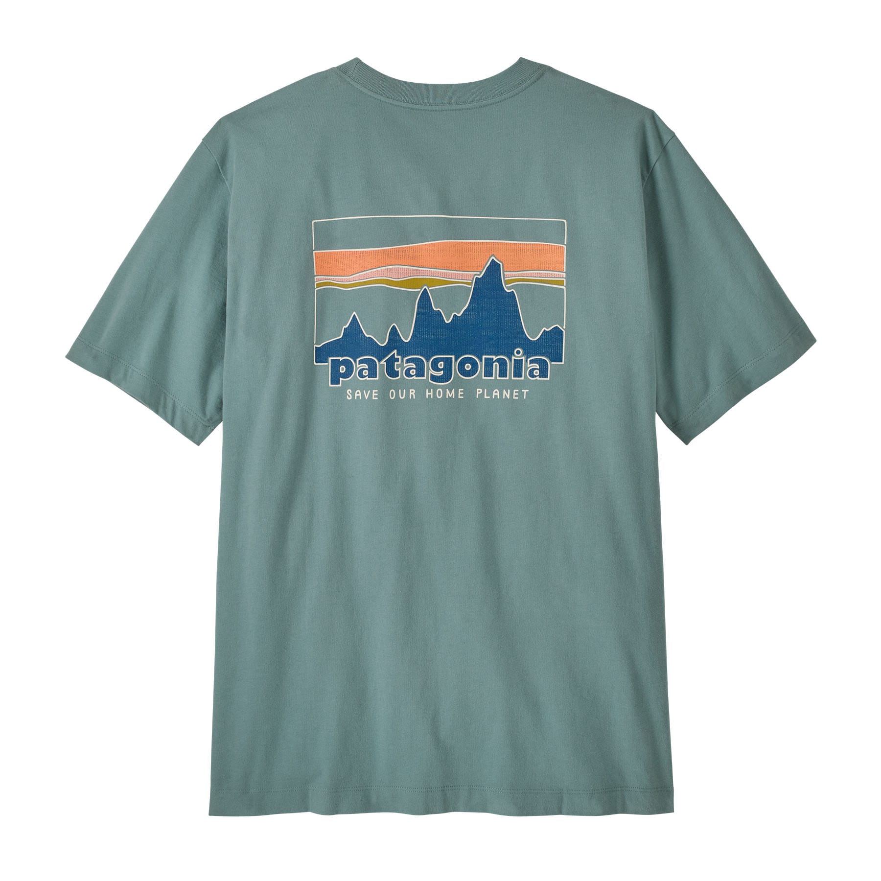 Men's '73 Skyline T-Shirt in Blue Sage | Patagonia Bend