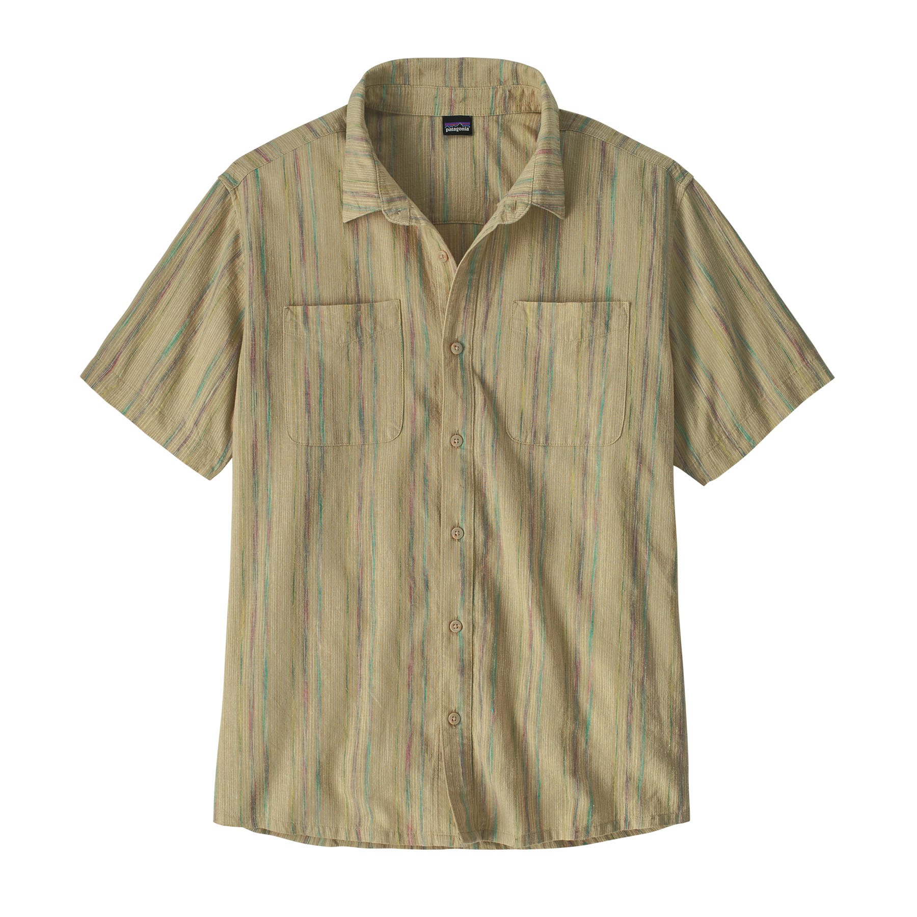 Men's Back Step Shirt in Rapids: Weathered Stone | Patagonia Bend