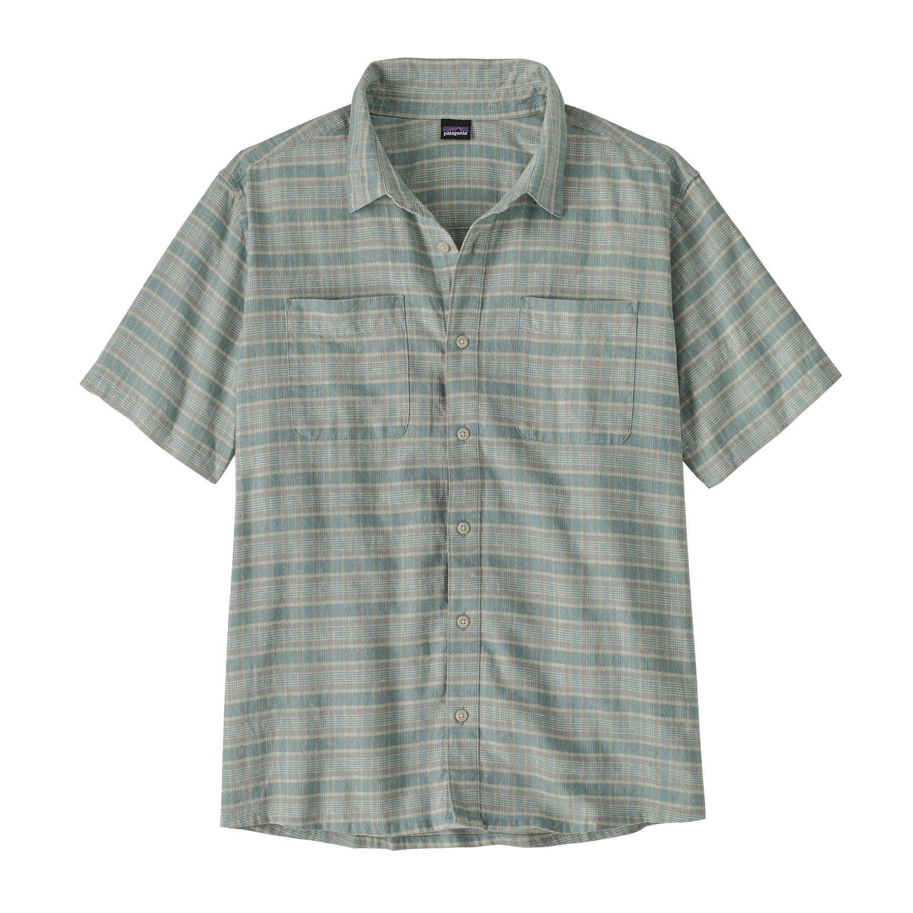 Men's Back Step Shirt in Stroll: Blue Sage | Patagonia Bend